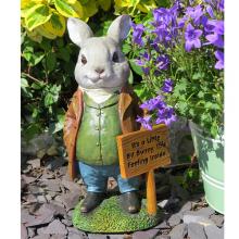 Country Life Resin Rabbit
